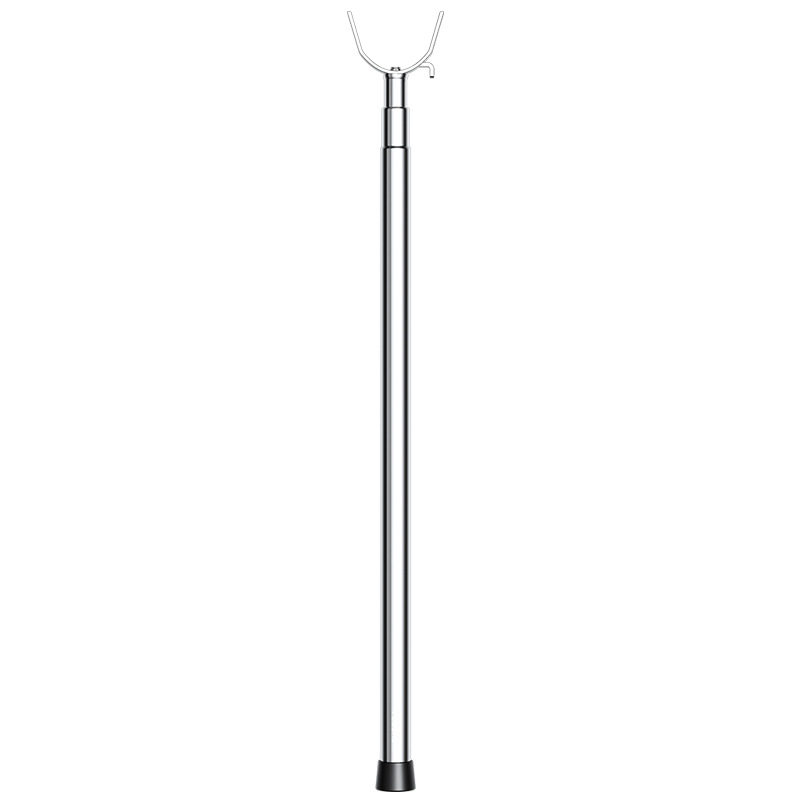 Retractable Clothes Drying Rod Thickened Stainless Steel Clothes Drying Fork Household Clothes Drying Rod Balcony Fork Clothes Hanger Clothes Drying