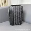 [printed chest bag] black