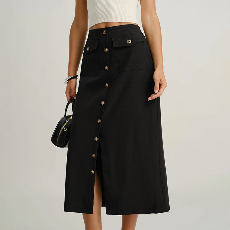 Wholesale Womens Skirts Black Multiple Sizes OEM ODM Supplier