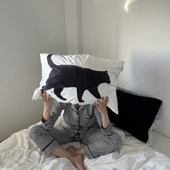 60 pieces of long staple cotton cotton cotton pillowcase single 48x 74cm pair of pillow core liner pillow scalp