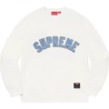 E517supreme 20ss kanji logo crewneck white
