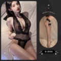Black + black fishnet stockings