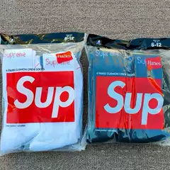 Supreme Socks Hanes Crew Socks