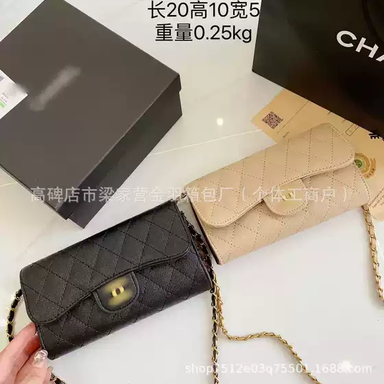 Xiaoxiangfeng Clutch Bag 2025 New Rhombus Chain Shoulder Bag Crossbody Bag Women's Bag Wallet Mobile Phone Bag Wholesale
