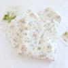 Spring and Summer Postpartum Clothing with Breast Pads, Spring and Autumn Pure Cotton Gauze Postpartum Nursing Pajamas, Pregnant Women's Summer Thin Four-Season Clothing
