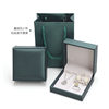 Spot brushed PU set box Jewelry pendant jewelry set box ring pendant earrings three-piece box can add LOGO