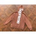 E550 # Classic large logo hoodie in coffee color