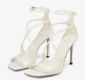 White patent leather