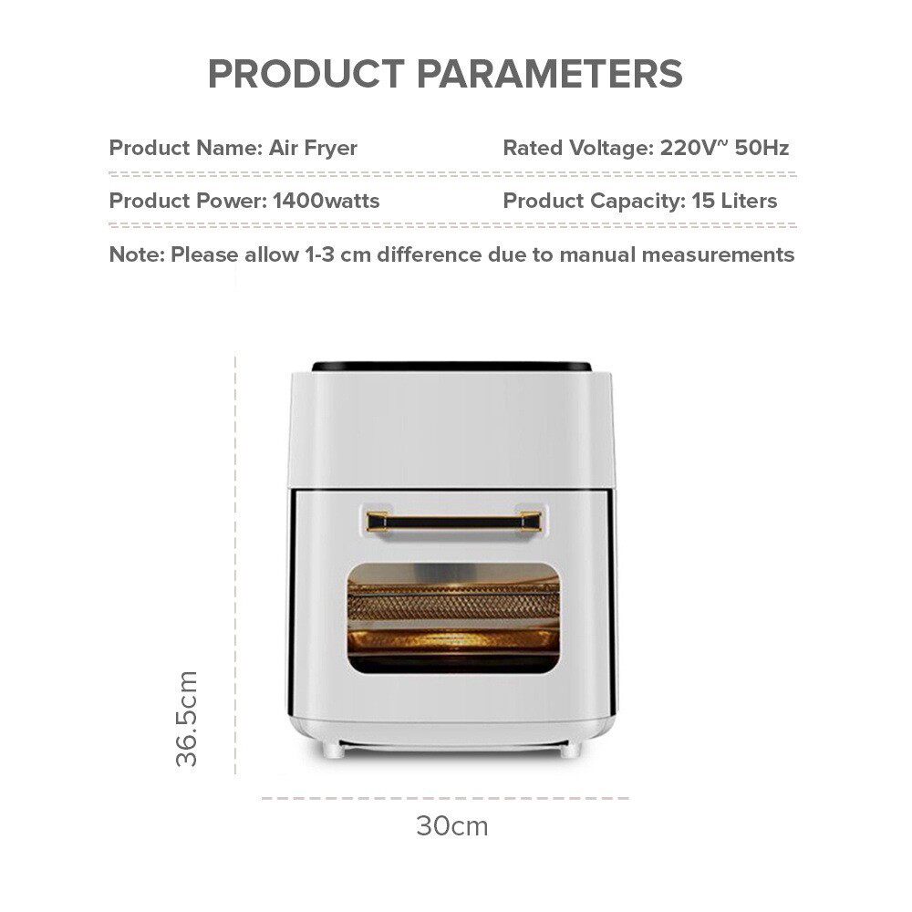 air fryer 15L空气炸锅家用大容量薯条机多功能电炸锅跨境专供