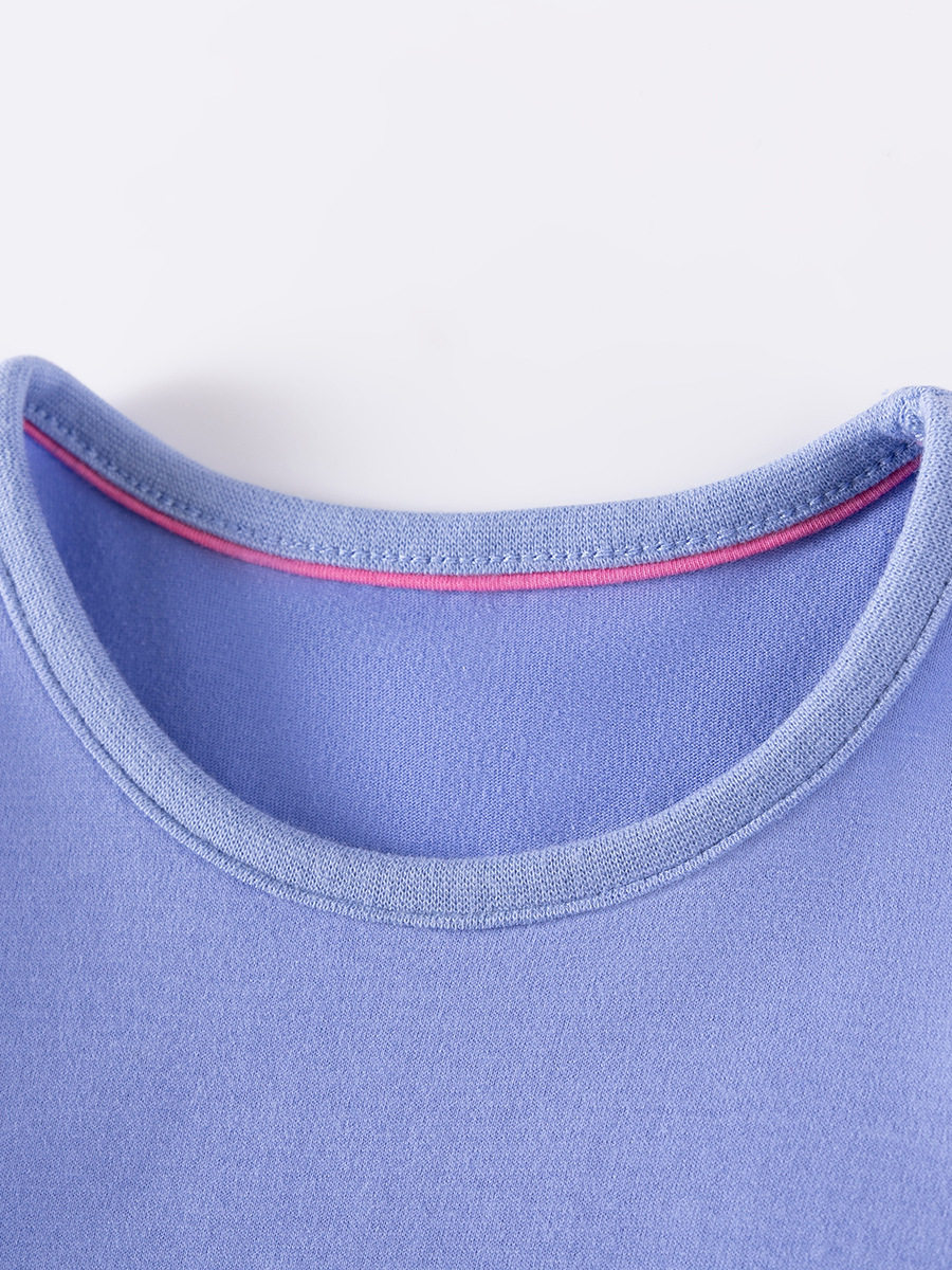 [Style] Girls' Dress, Cartoon Striped Girls' Skirt, Cotton Kids' Dress for Autumn