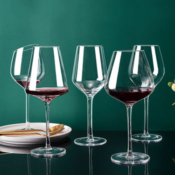 Red Wine Glass Set Household Large Wine Decanter European Style Glass Wine Set 2 Couple Goblets
