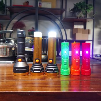 LED flashlight wholesale energy-saving lamp household mini new flashlight long-range outdoor lighting