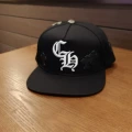 Ch+ cross black leather white label black