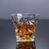 Whiskey Wine Glass Household Glass Diamond Cup Vertical Pattern Cup Set Glass Crystal Wine Cup Thickened Beer Cup