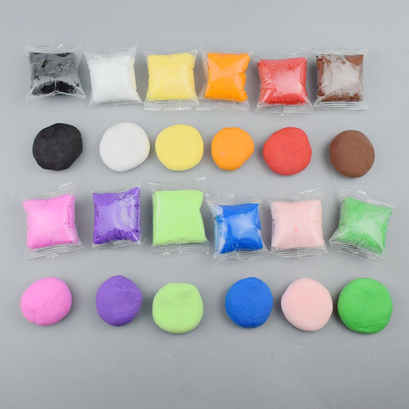 粘土儿童彩泥手工DIY玩具套装橡皮轻泥黏土太空泥厂家批发