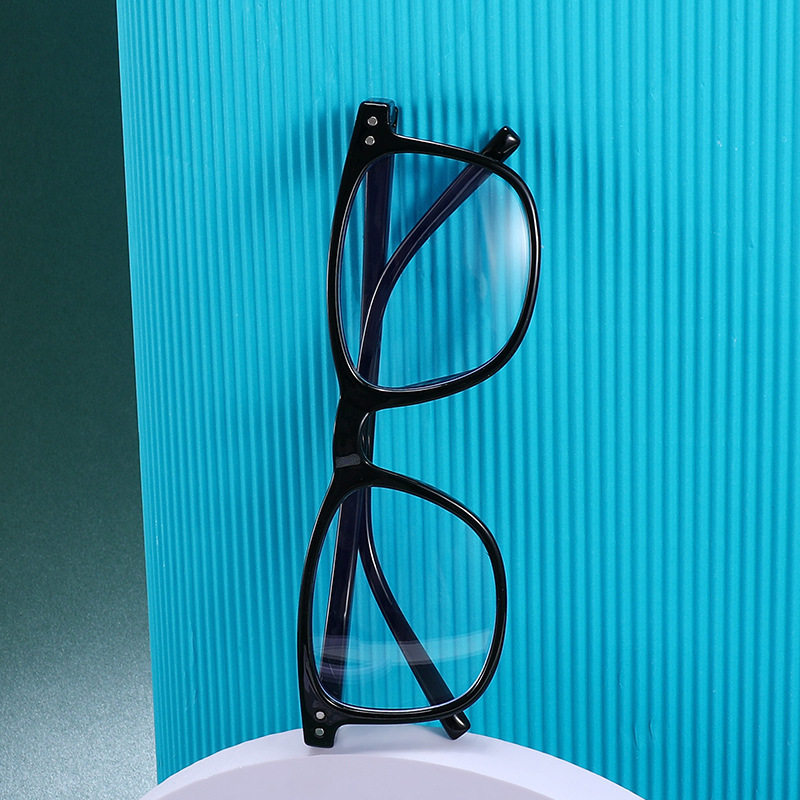 2025 New Adult Anti-Blue Light Glasses Frame Personalized Square Frame Men's and Women's Fashion Flat Mirror Goggles Wk917