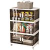 50-70 Wide Home Kitchen Storage Cabinet Storage Rack Plastic Organizer Snack Storage Box Bedroom Storage Locker