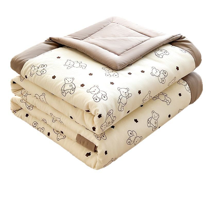 Summer quilt 100 Xinjiang cotton quilt core 200x 230 air conditioning quilt spring and autumn quilt dormitory single students can be machine washed