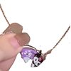 Sanrio Magnetic Necklace Douyin Same Style Kurome Baku Melody Cinnamon Dog Kt Cat Pizza Sticker Necklace
