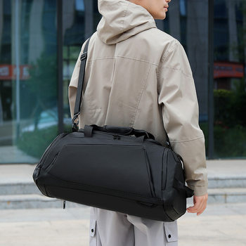 Large Capacity Fitness Bag Men's Basketball Training Backpack Sports Portable Dry and Wet Separation Travel Luggage Travel Bag Wholesale