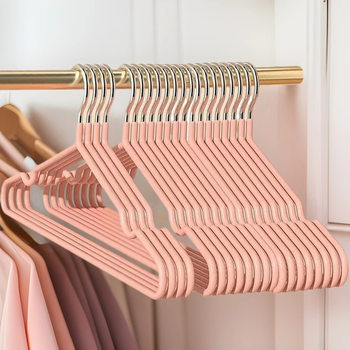 [Strictly Selected] Bold and Large Adult Anti-Slip Clothes Hangers Pink 20 Multi-Specifications