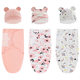 Foreign trade Europe and the United States newborn swaddling towel baby hug quilt delivery room wrapped baby kick quilt baby sleeping bag hat