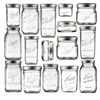 American glass mason jar glass sealed jar bucket grass bottle tea jar storage jar snack Jam bottle jar breakfast cup