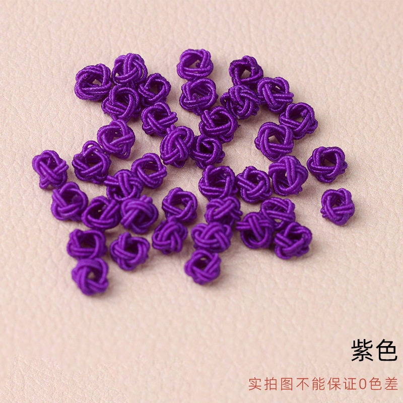 手编菠萝球菠萝扣菠萝结 纽扣结手链项链绳收尾扣diy饰品配件批发