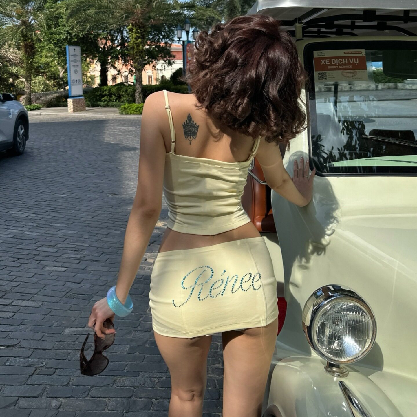 Summer Womens American Style Sexy Crop Top and Low Waist Printed Bodycon Skirt Set Trendy Comfortable Fashionable