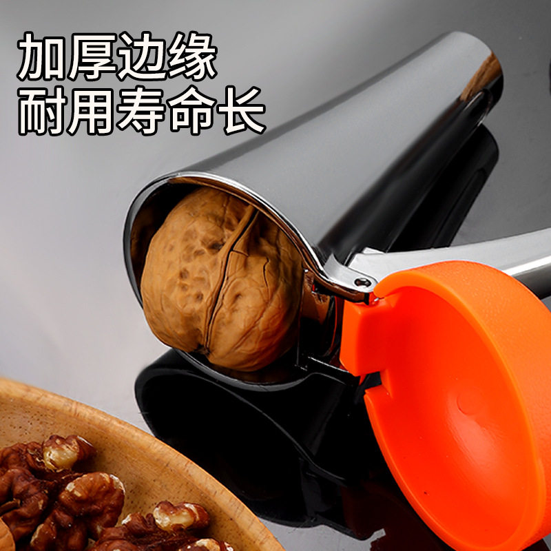 Cross-border zinc alloy nut clip household kitchen walnut sheller thickened reinforced hazelnut clip wholesale generation