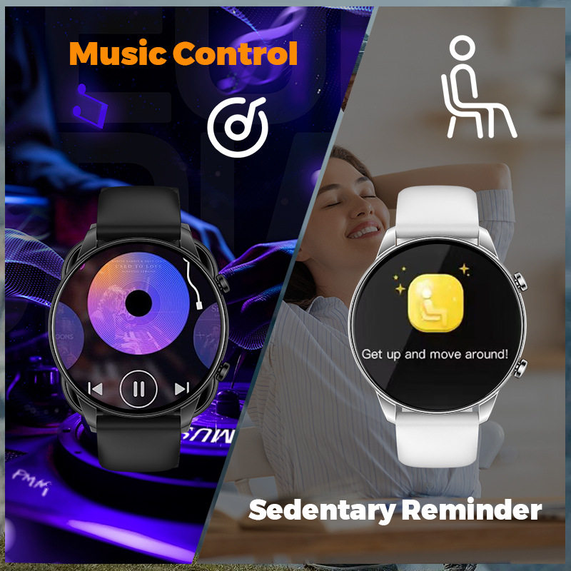New Cross-Border Smart Watch Heart Rate Bluetooth Call Mobile Phone Assistant Music Photo Control Multi-Function Sports Bracelet