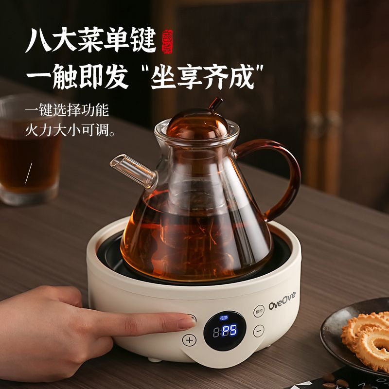 Tea Brew Electric Stove Household Electric Tea Stove Small Tea Brew Electric Stove Coffee Heating Furnace Heating Tea Brew Electric Ceramic Stove