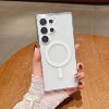Suitable for Samsung S23Ultra Mobile Phone Case S24 Magnetic Mobile Phone Case S23 Anti-Fall Protective Cover S22+ Transparent Hard Case