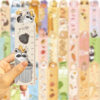 30 Cartoon Animal Ruler Series Simple Handbook Literary Creative Material Ins Reading Paper Bookmark DIY Batch