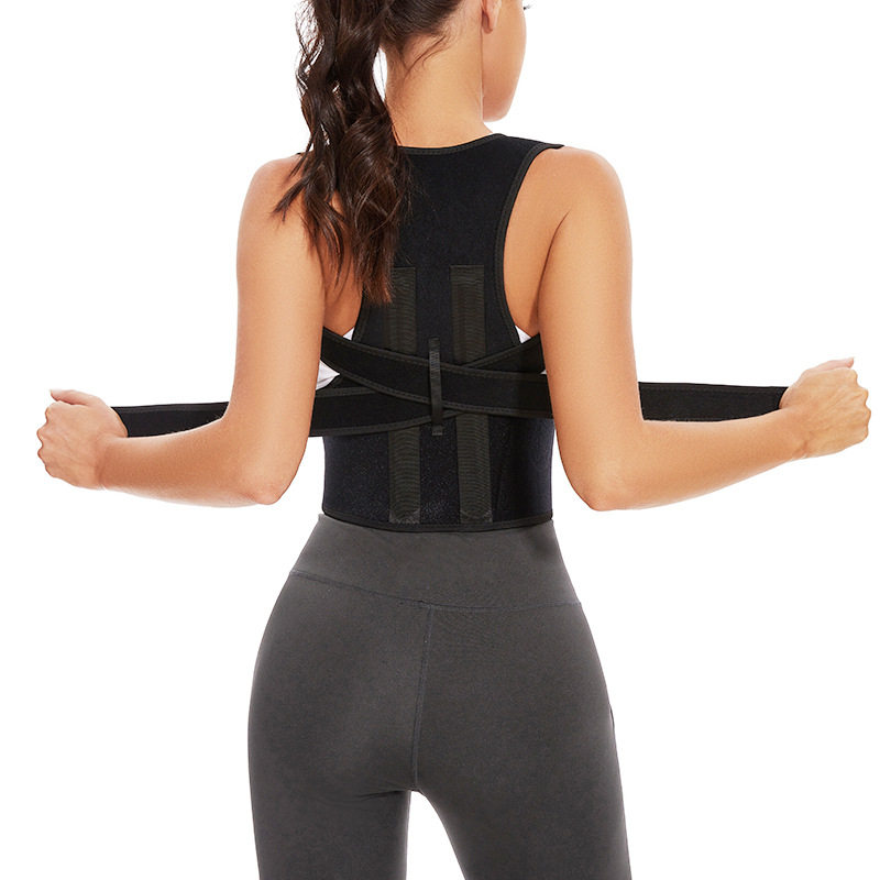 Cross-border Men's and Women's Open Back Strap Orthotics with Humpback Invisible Back Adult Sitting Open Shoulder Strap Invisible Orthotics