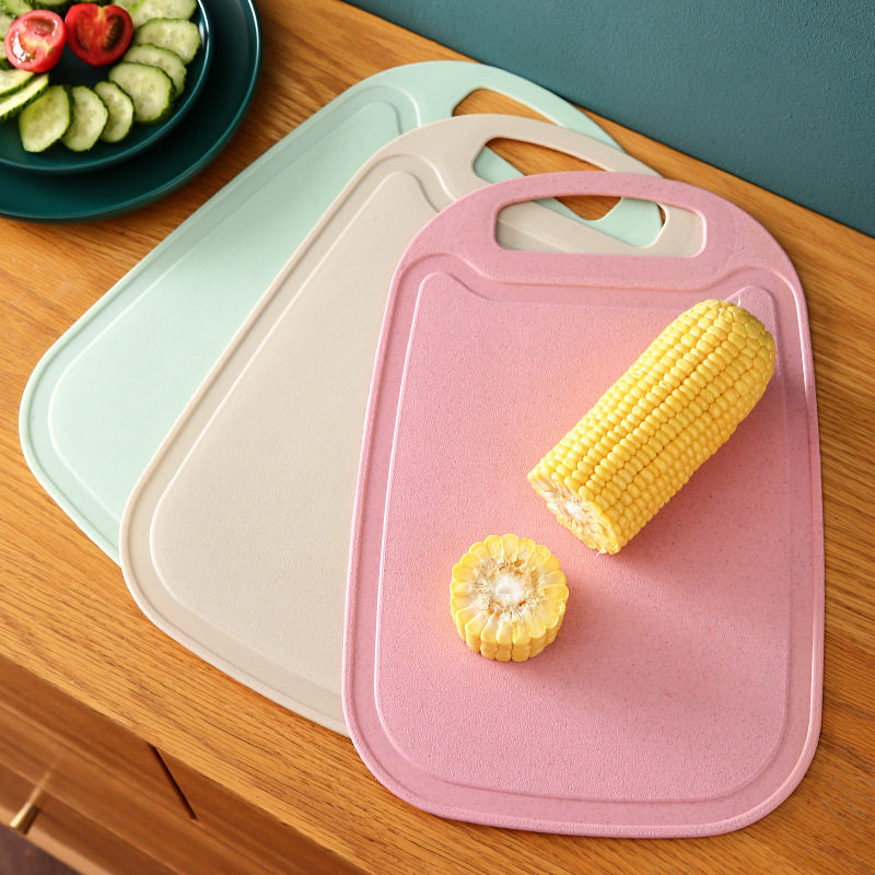 Kitchen plastic cutting board household cutting board cutting board food supplement board rectangular simple large small size cutting board panel