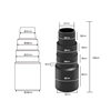 Household vacuum cleaner pvc fittings adapter 4-layer reducer machine brush conversion head vacuum cleaner converter