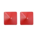 Square-shaped - Red Metal