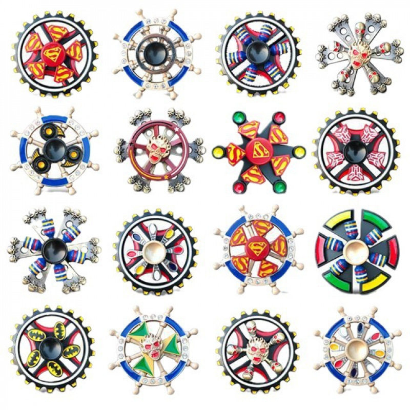 New Transforming Fingertip Spinning Top Steel Ball Finger Metal Alloy Colorful Popular Spinning Top Toy Street Stall Wholesale