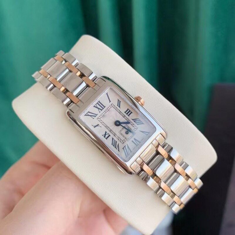 High-end Langjia Women's Watch Wiener Fashion Square Quartz Watch Women's Chattering Explosions High-end Women's Watch D-hair