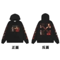 045 black of hooded sweatshirt