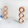 Solid Wood Simple Donut Beech Wood Storage Bookshelf Desktop Student Stand Book Holder Tiktok