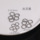 Титановая сталь партия цветок открытое кольцо diy ювелирные аксессуары ручной работы материал браслет ожерелье с кольцом из нержавеющей стали mini 0