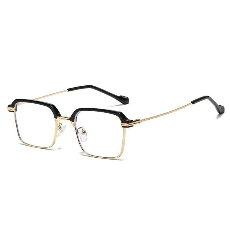 Men's Korean Style Presbyopic Glasses Anti-blue Light Auto-zoom Ultra-light High-definition Glasses Fashionable Eyebrows Half-frame Myopia Glasses