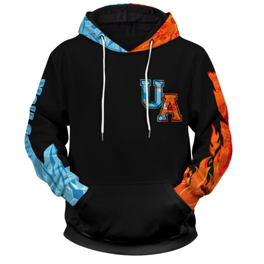 Cross-border supply of new my hero college season 5 3D printed sweater men's cosplay cartoon coat