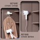 Folding wall-mounted hand-held ironing machine small electric iron steam brush household mini ironing machine travel ironing machine