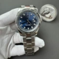 White steel blue surface