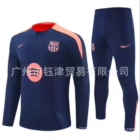 2526 long sleeved training suit, adult and children's football suit set, competition team uniform, club style long sleeved suit