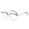 Photosensitive Color-changing Anti-blue Light-emitting Mirror Business Spliced Color Glasses Tech Men's Short-sighted Glasses Frame Sven Women's Glasses Frame