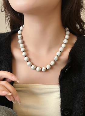 黑玛瑙颈链简约中国风